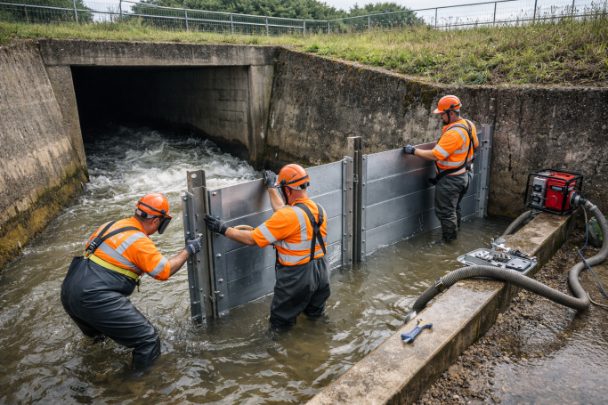 Réparation sur ouvrage hydraulique Réparation sur ouvrage hydraulique