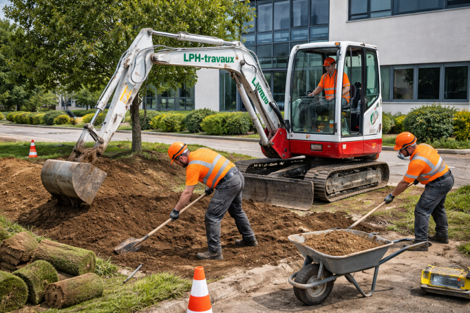 Petits terrassements et aménagement